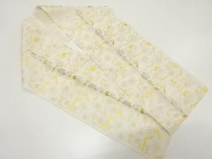 和田光正　金彩　枝梅に雪輪模様　半衿